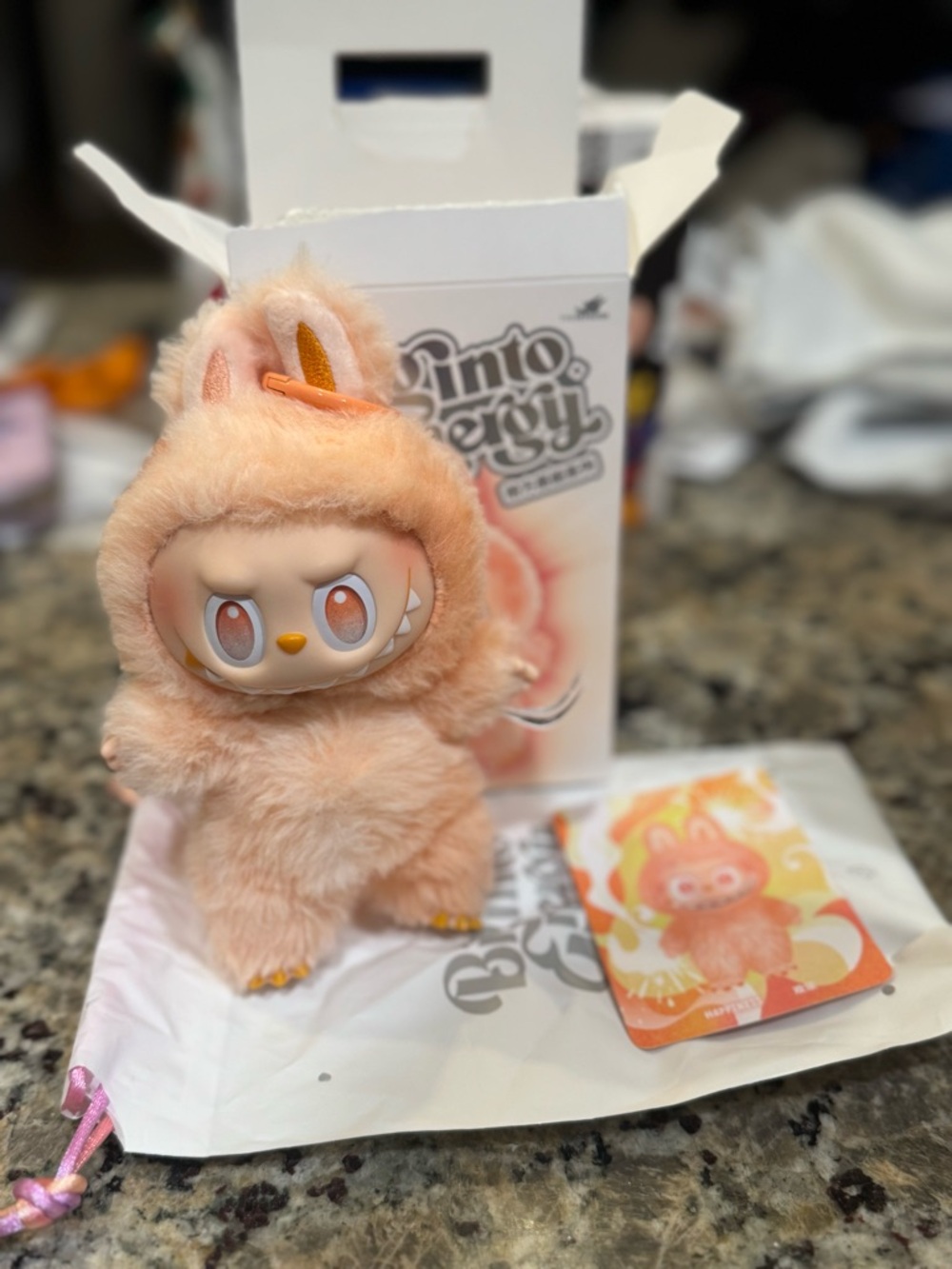 Happiness Big into Energy Monster  - Labubu Collectible